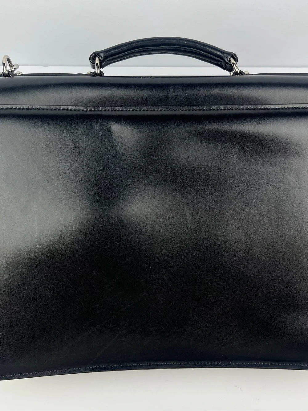 Jack Georges Elements Collection Flap Over Briefcase Handcreated Euro Leather